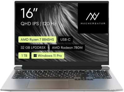 Ноутбук Machcreator Vision L16 Origin JJ00G700HRU 