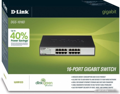 Коммутатор D-Link DGS-1016D 