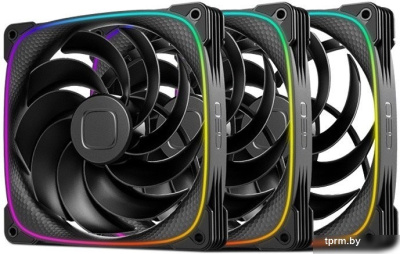 Комплект вентиляторов для корпуса Geometric Future Squama 2503R-14 Triple Pack (черный) 