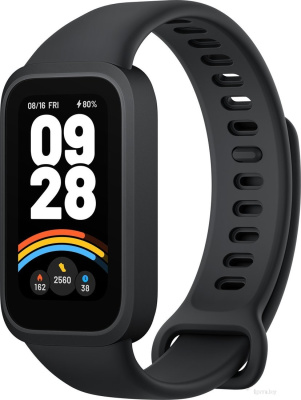 Фитнес-браслет Xiaomi Smart Band 9 Active M2435B1 (черный, международная версия) 