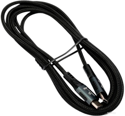 Кабель Cablexpert ССP-USB2.0-240W-1M USB Type-C -USB Type-C (1 м, черный) 