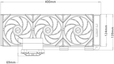 Lian Li Hydroshift II LCD-C 360CL GHS2LCD36RW G89.GHS2LCD36RW.R0 