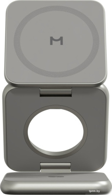 Беспроводное зарядное Magssory Fold Pro 3 в 1 WCH063 (титановый) 
