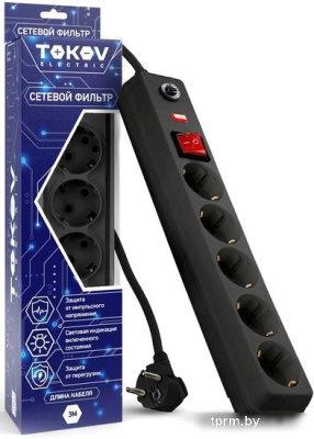 Сетевой фильтр Tokov Electric TKE-C05-SF5-3-ZV 