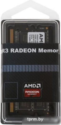 Оперативная память AMD Radeon R5 Entertainment 4GB DDR3 SODIMM PC4-12800 R534G1601S1S-U 