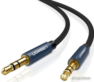 Кабель Ugreen AV112 3.5 мм - 3.5 мм (1 м, синий) 