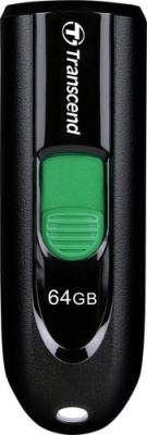 USB Flash Transcend JetFlash 790C 64GB (черный/зеленый)