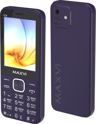 Телефон Maxvi K28 (фиолетовый) 