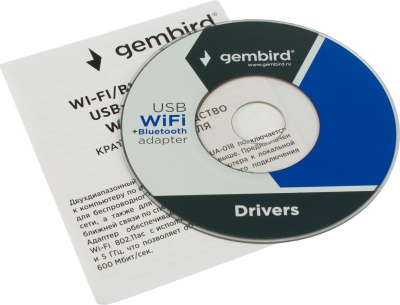 Wi-Fi/Bluetooth адаптер Gembird WNP-UA-018 