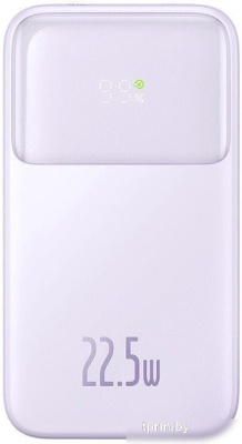 Внешний аккумулятор Baseus Comet Series Dual-Cable Digital Display Fast Charge Power Bank 22.5W 20000mAh (сиреневый) 