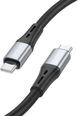 Кабель Borofone BX88 USB Type-С - USB - Type-C (1 м, черный) 