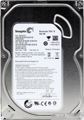 Жесткий диск Seagate Barracuda 7200.12 500GB ST500DM002 (восстановленный производителем) 