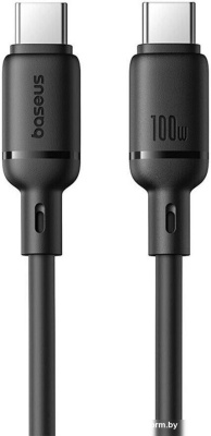 Кабель Baseus Silky Series Fast Charging Cable 100W USB Type-C - USB Type-C (2 м, черный) 