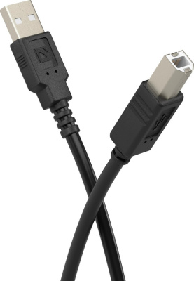 Кабель Defender USB Type-A - USB Type-B (3 м, черный) 