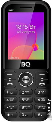 Кнопочный телефон BQ-Mobile BQ-2457 Jazz (черный) 