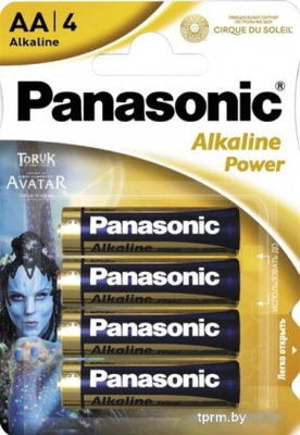 Батарейки Panasonic Alkaline Power AA 4 шт. LR6REB/4BPRCDS 