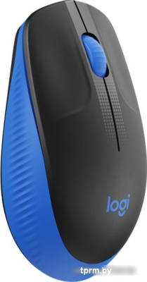 Мышь Logitech M190 (черный/синий) 