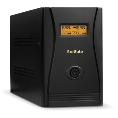 Источник бесперебойного питания ExeGate SpecialPro Smart LLB-2000.LCD.AVR.EURO.RJ.USB 