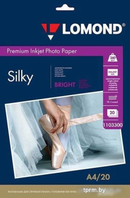 Фотобумага Lomond Bright Silky A4 260 г/м2 20 л 1103300 