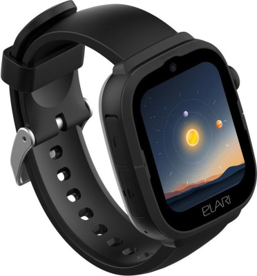 Детские умные часы Elari KidPhone 4G Go (черный) 