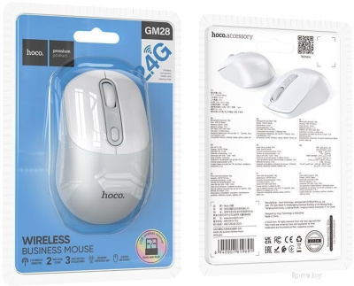 Мышь Hoco GM28 (белый) 