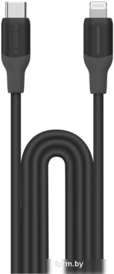 Кабель Momax DL53D 1-Link Flow LC USB Type-C - Lightning (1.2 м, черный) 