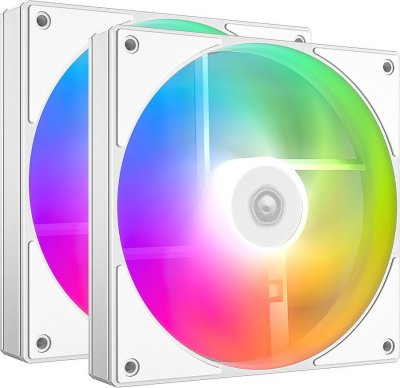 Набор вентиляторов ID-Cooling AS-140-ARGB-W Duet 