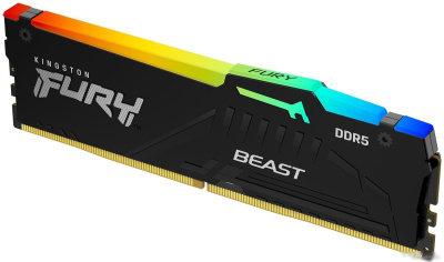Оперативная память Kingston FURY Beast RGB 8ГБ DDR5 5600 МГц KF556C40BBA-8 