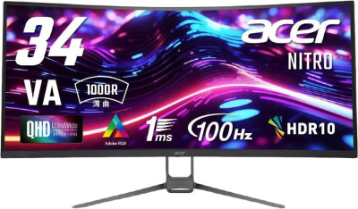 Игровой монитор Acer Nitro ED343CURHbmiippx UM.CE3EE.H01 