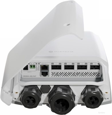 Управляемый коммутатор 2-го уровня Mikrotik CRS504-4XQ-OUT 