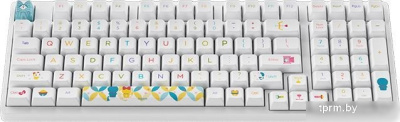 Клавиатура Akko 3098B Doraemon Rainbow (Akko CS Jelly Pink) 