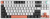 Клавиатура Cyberlynx ZA87 White Black Orange (TNT Yellow) 