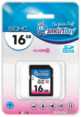 SmartBuy SDHC (Class 10) 16 Гб (SB16GBSDHCCL10) 