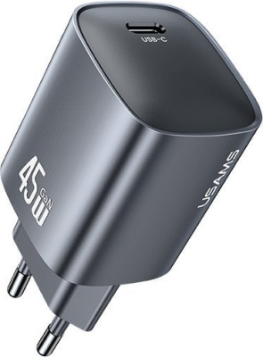 Usams CC323 T66 45W GaN (черный) 