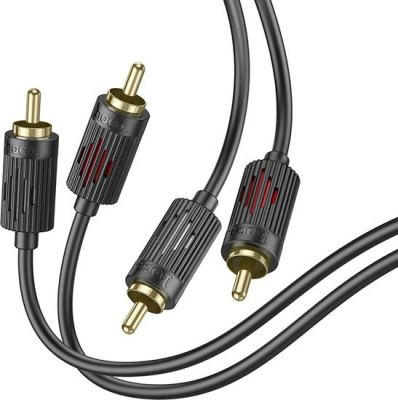 Кабель Hoco UPA29 2 RCA - 2 RCA (1.5 м, черный) 