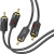 Кабель Hoco UPA29 2 RCA - 2 RCA (1.5 м, черный) Кабель Hoco UPA29 2 RCA - 2 RCA (1.5 м, черный)