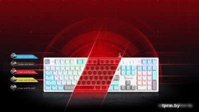 Клавиатура A4Tech Bloody S510R (белый) 