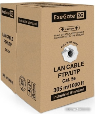 Кабель ExeGate UTP4-C5e-CU-S25-IN-PVC-GY-305 UTP 