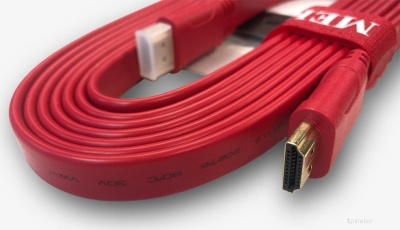 Кабель Meki GH-T-3RD HDMI - HDMI (3 м, красный) 