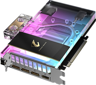 Видеокарта Gigabyte Aorus GeForce RTX 5080 Xtreme Waterforce WB 16G GV-N5080AORUSX WB-16GD 