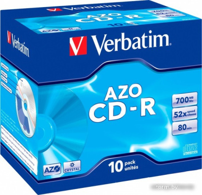 CD-R диск Verbatim 700Mb 52x 43327 (10 шт.) 