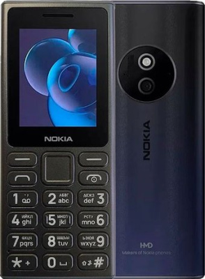 Кнопочный телефон Nokia 125 4G (2024) Dual SIM TA-1655 (черный)