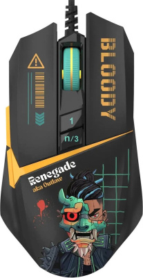 Игровая мышь A4Tech Bloody W63 Max Renegade (черный) 