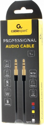 Кабель Cablexpert CCAB-01-35MM-1MW 3.5 мм - 3.5 мм (1 м, белый) 