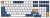 Клавиатура Royal Kludge RK98 RGB Klein Blue (RK Brown) 
