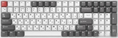 Клавиатура Royal Kludge RK100 RGB (белый/серый, RK Brown) 