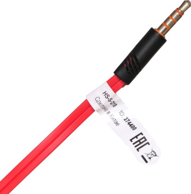Наушники Oklick HS-S-210 (красный) 
