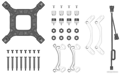 Жидкостное охлаждение для процессора DeepCool LE520 R-LE520-BKAMMN-G-1 