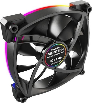 Вентилятор для корпуса Montech RX120 PWM (черный) 