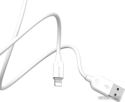 Кабель Borofone BX14 USB Type-A - Lightning (2 м, белый) 